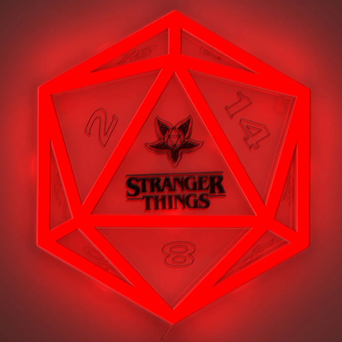 Stranger Things 5 LED Wandleuchte Neon