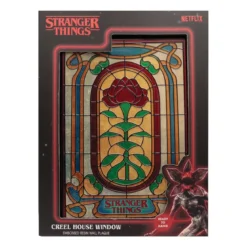 Stranger Things Resinschild Creel House Stained Glass Window