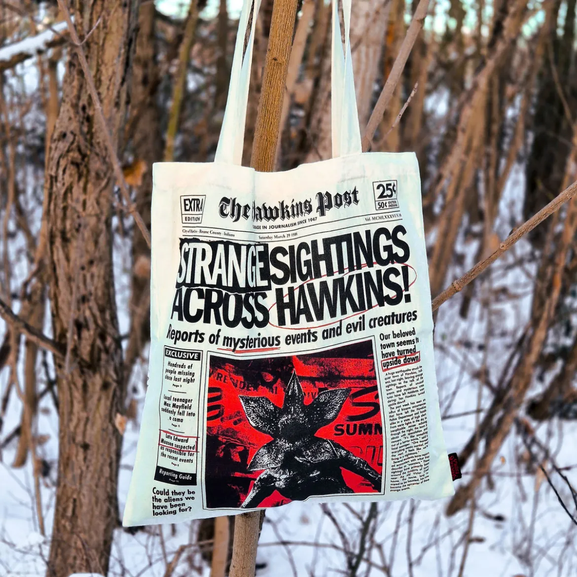 Stranger Things - Strange Sightings Jutebeutel