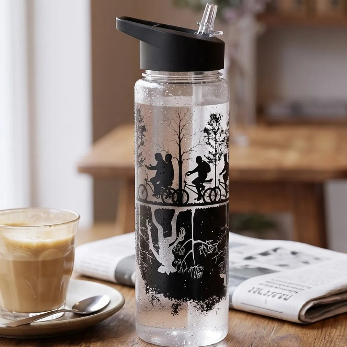 Stranger Things Trinkflasche Upside Down