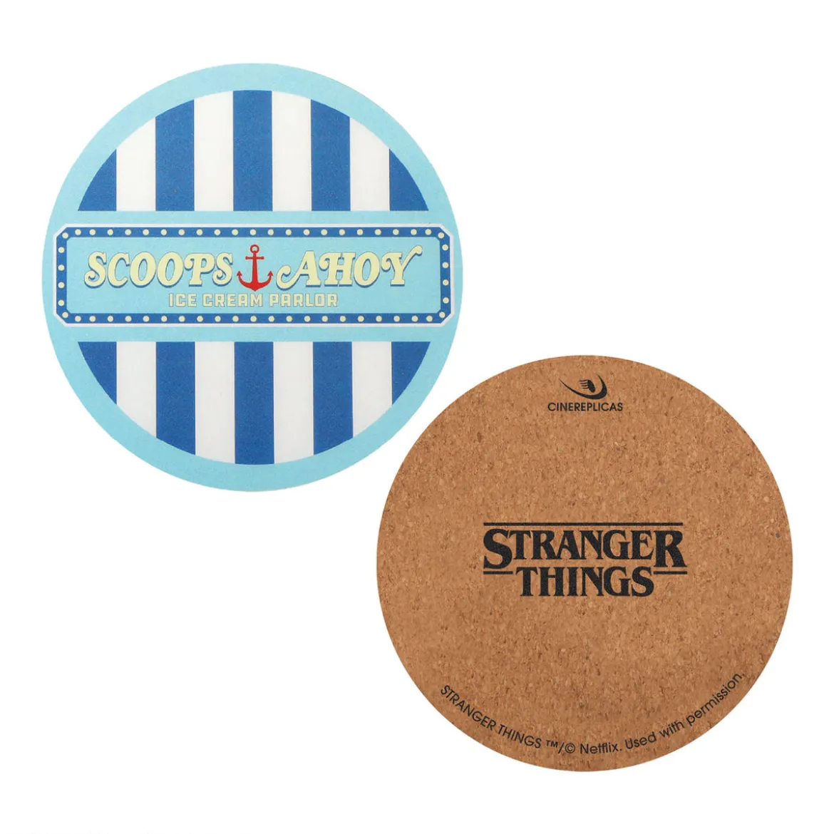 Stranger Things Untersetzer Scoops Ahoy 4er-Pack