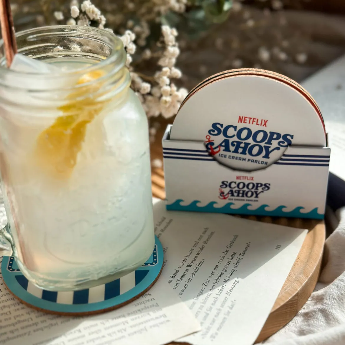 Stranger Things Untersetzer Scoops Ahoy 4er-Pack