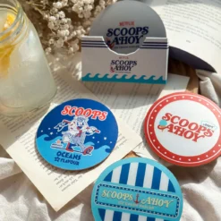 Stranger Things Untersetzer Scoops Ahoy 4er-Pack