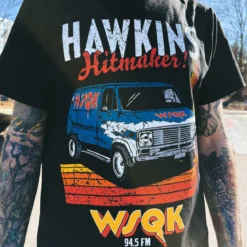 Stranger Things - WSQK Hawkins Hitmaker T-Shirt