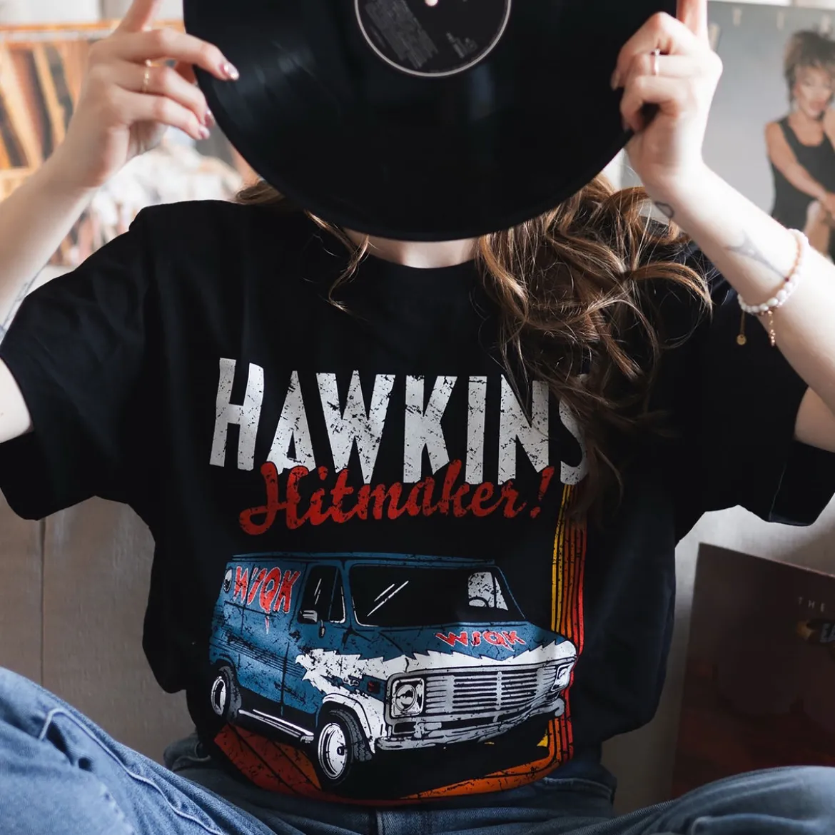 Stranger Things - WSQK Hawkins Hitmaker T-Shirt