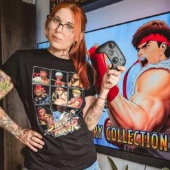 Street Fighter - Characters T-Shirt schwarz