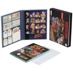 Street Fighter Premium Notizbuch mit Haftnotizen und Hülle A5
