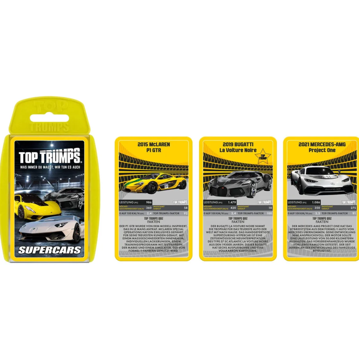 Super Cars Kartenspiel Top Trumps *Deutsche Version*
