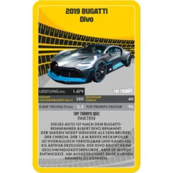 Super Cars Kartenspiel Top Trumps *Deutsche Version*