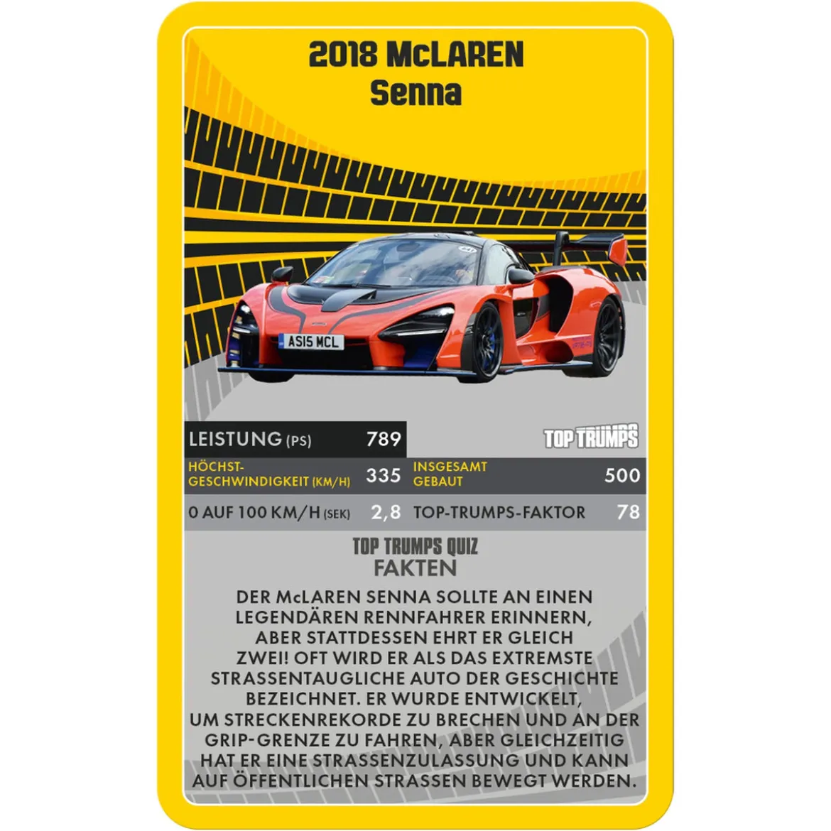 Super Cars Kartenspiel Top Trumps *Deutsche Version*