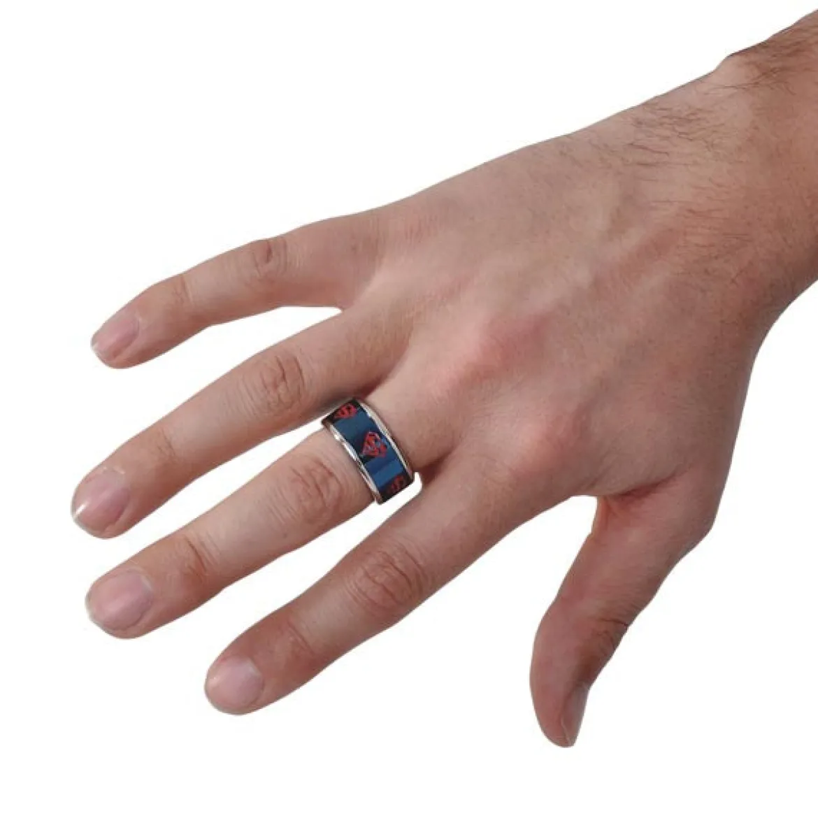 Superman - Symbol Ring blau