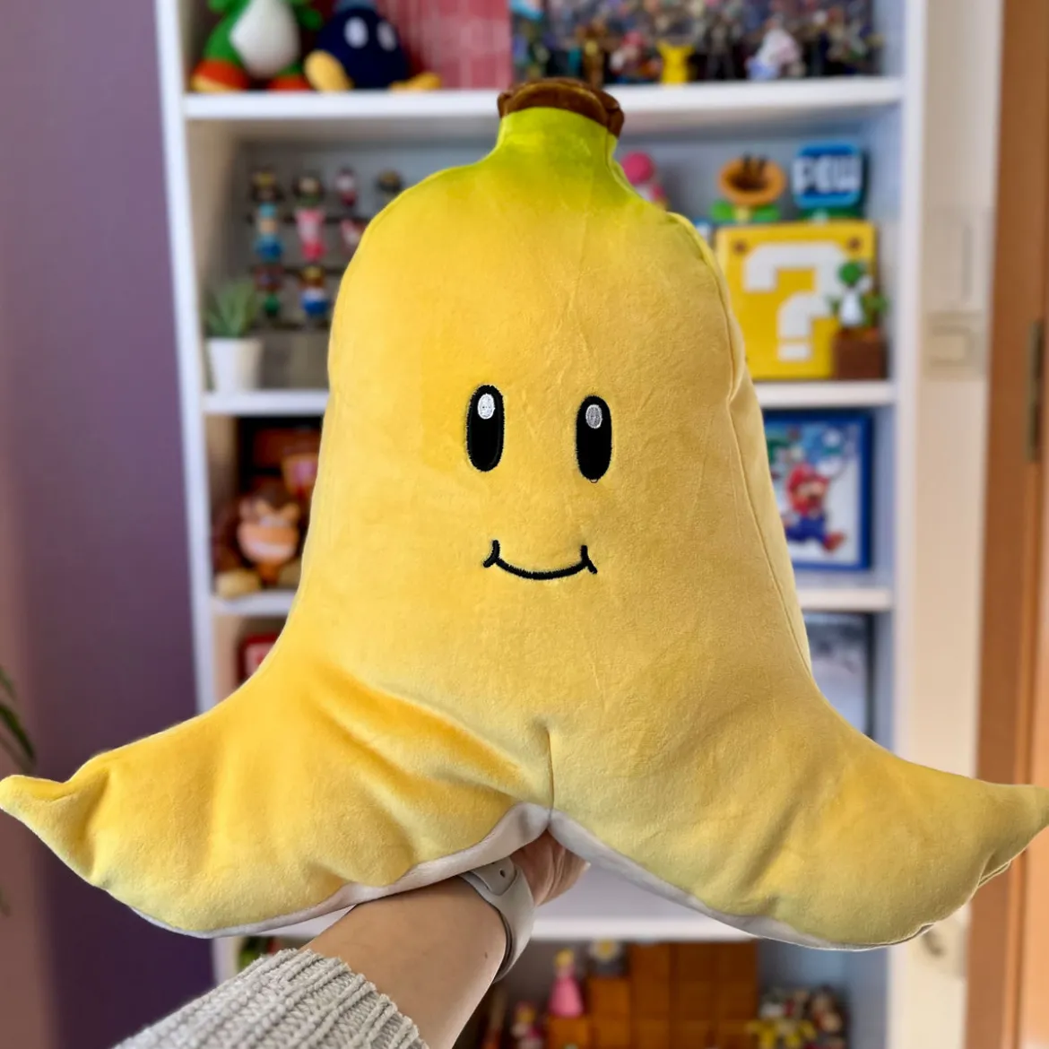Super Mario - Banane Plüsch Figur XL