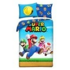 Super Mario Bettwäsche Ver. 5 140 x 200 cm / 70 x 90 cm