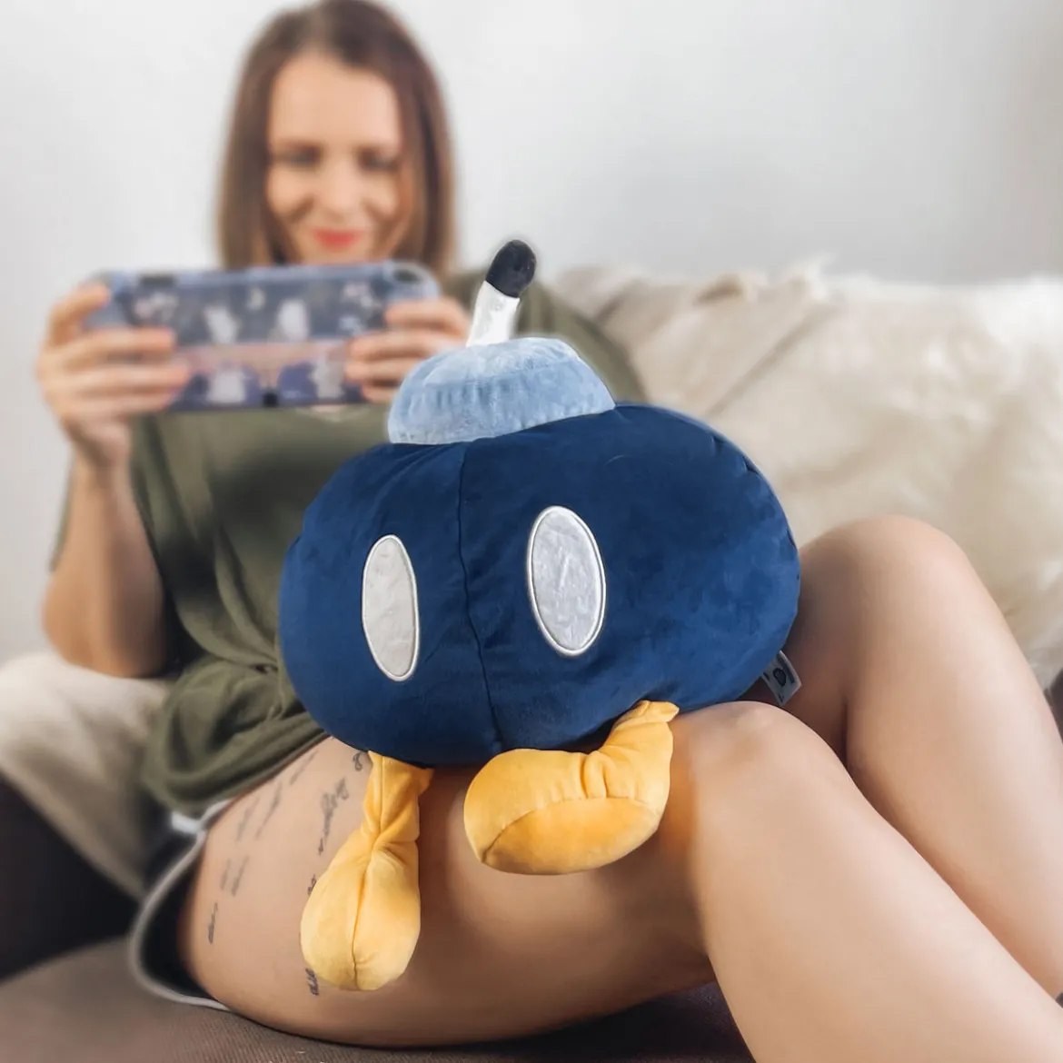 Super Mario - Bob-omb Mocchi-Mocchi Plüsch Figur