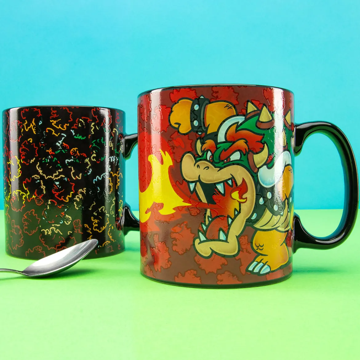 Super Mario - Bowser Thermoeffekt Tasse