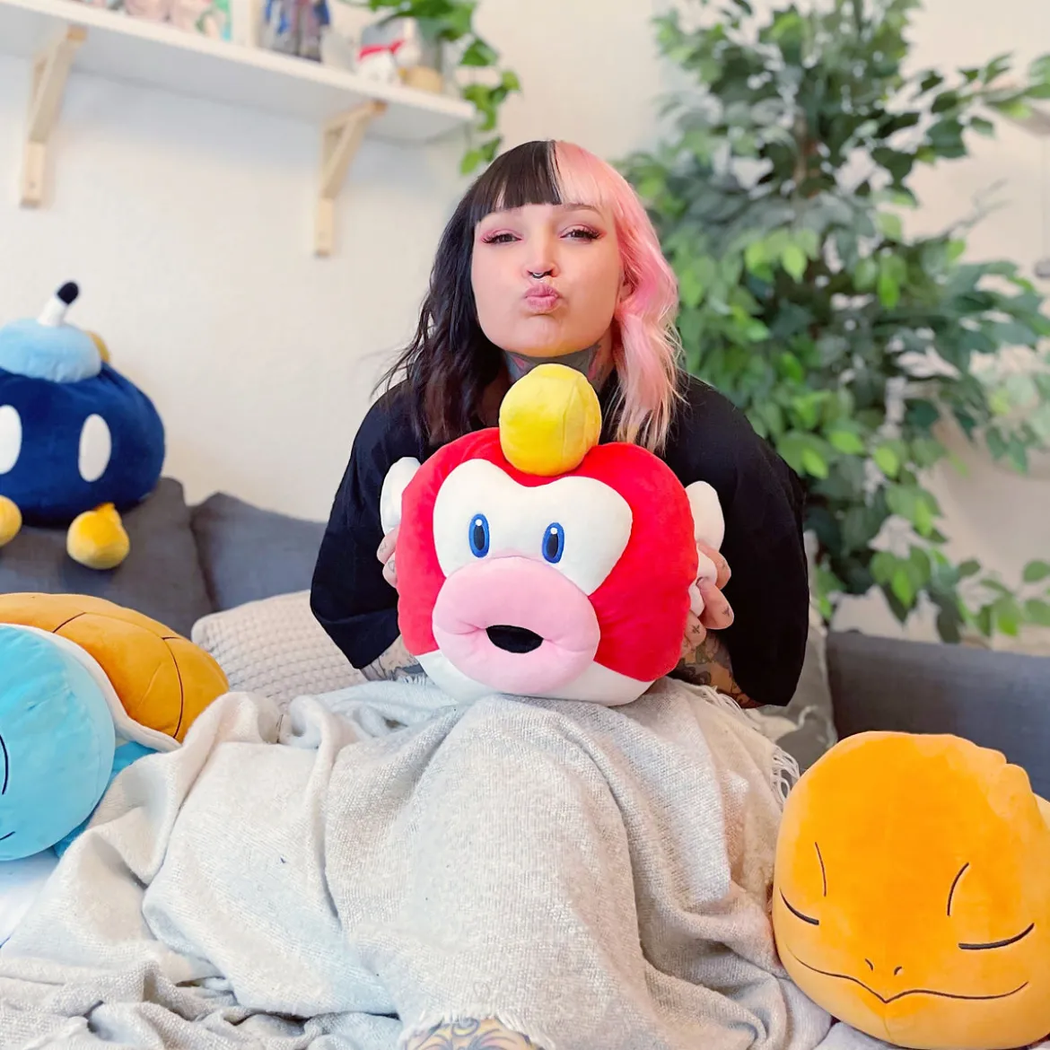 Super Mario - Cheep Cheep Mocchi-Mocchi Plüsch Figur