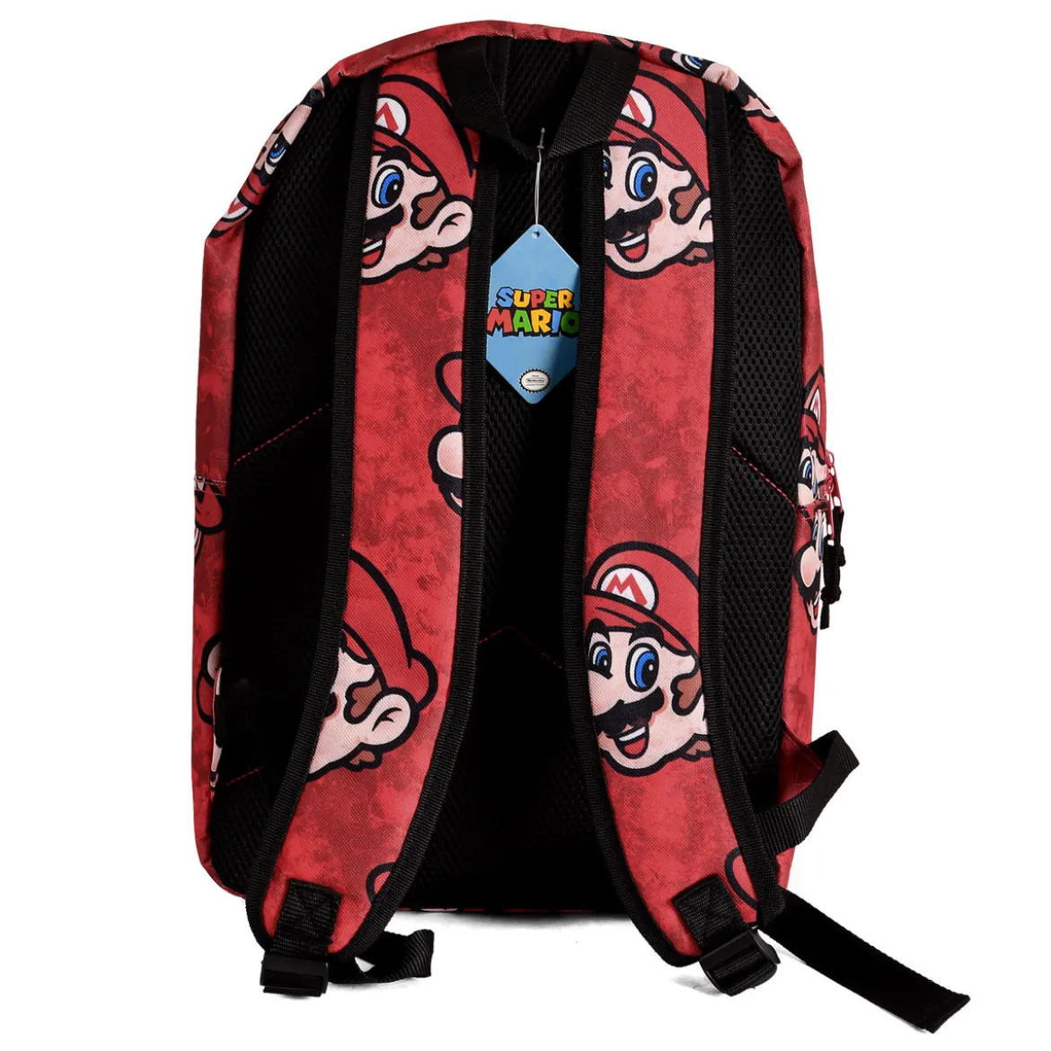 Super Mario - Faces Rucksack rot