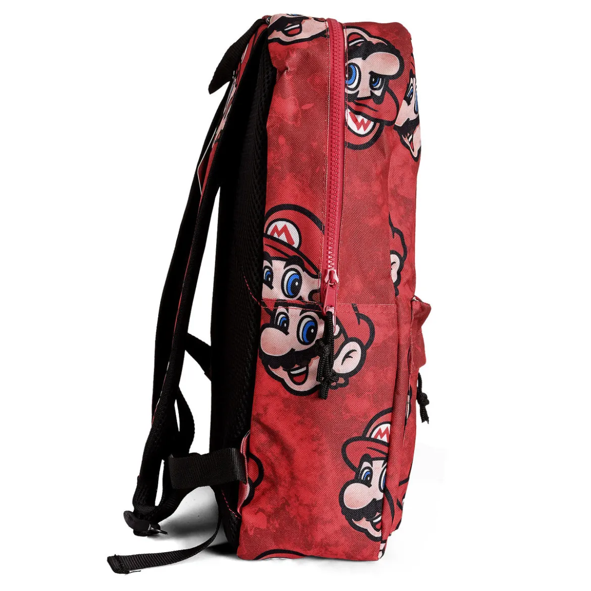 Super Mario - Faces Rucksack rot