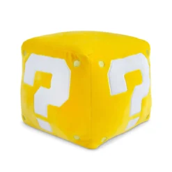 Super Mario - Fragezeichen Block Plüsch Figur XL