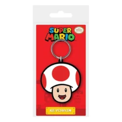 Super Mario Gummi-Schlüsselanhänger Toad 6 cm