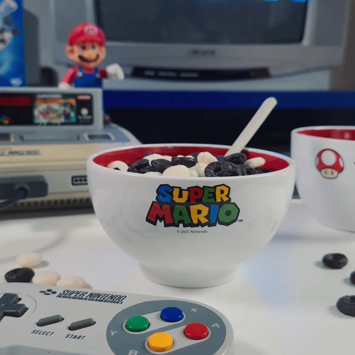 Super Mario - Logo Müslischale