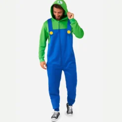 Super Mario - Luigi Onesie für Erwachsene
