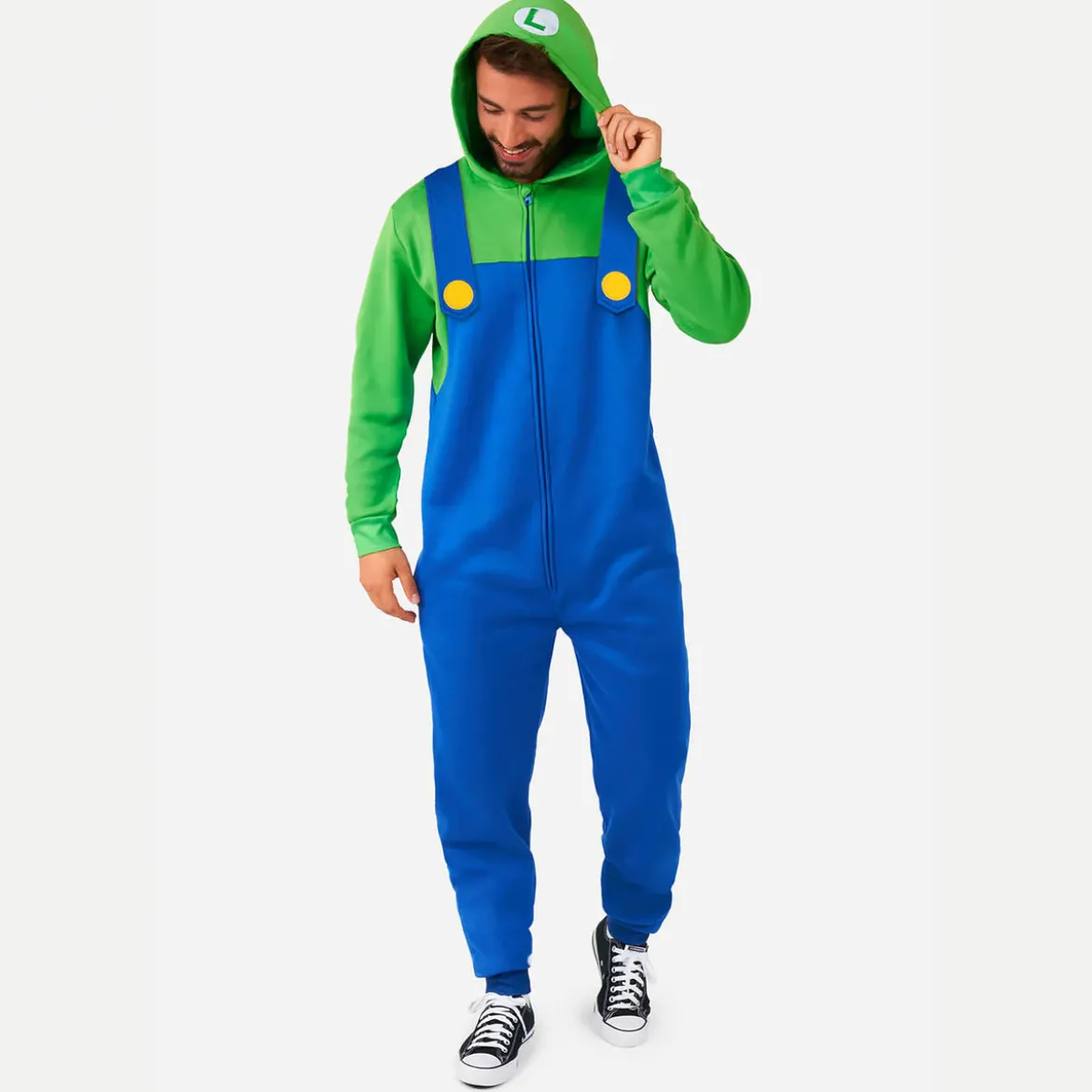 Super Mario - Luigi Onesie für Erwachsene