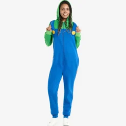 Super Mario - Luigi Onesie für Erwachsene