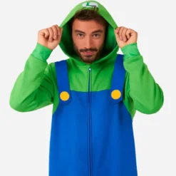 Super Mario - Luigi Onesie für Erwachsene