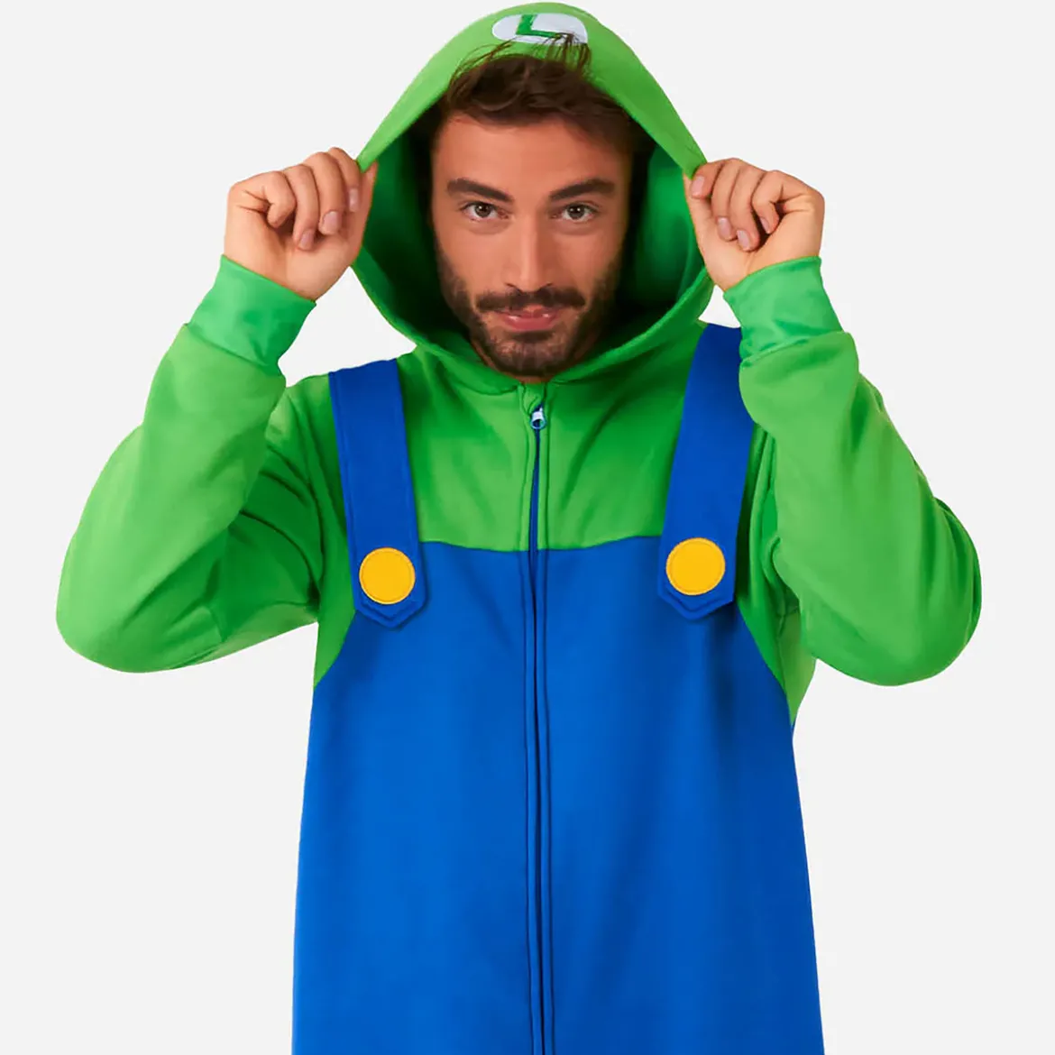 Super Mario - Luigi Onesie für Erwachsene