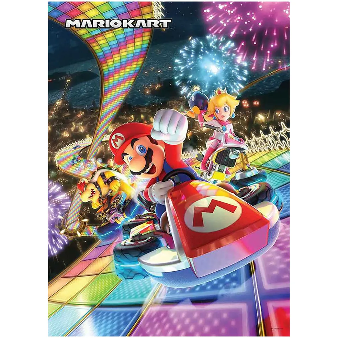 Super Mario - Mario Kart Rainbow Road Puzzle