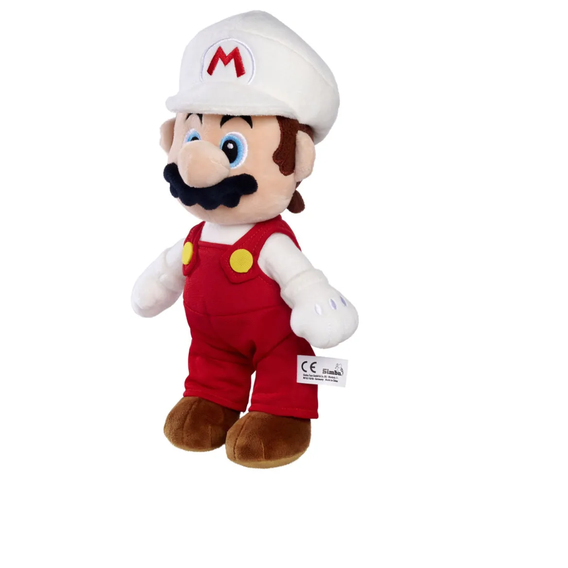 Super Mario Plüschfigur Feuer Mario 30 cm
