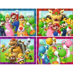 Super Mario Puzzles 4er-Pack Zeit für Mario! (4x100 Teile)