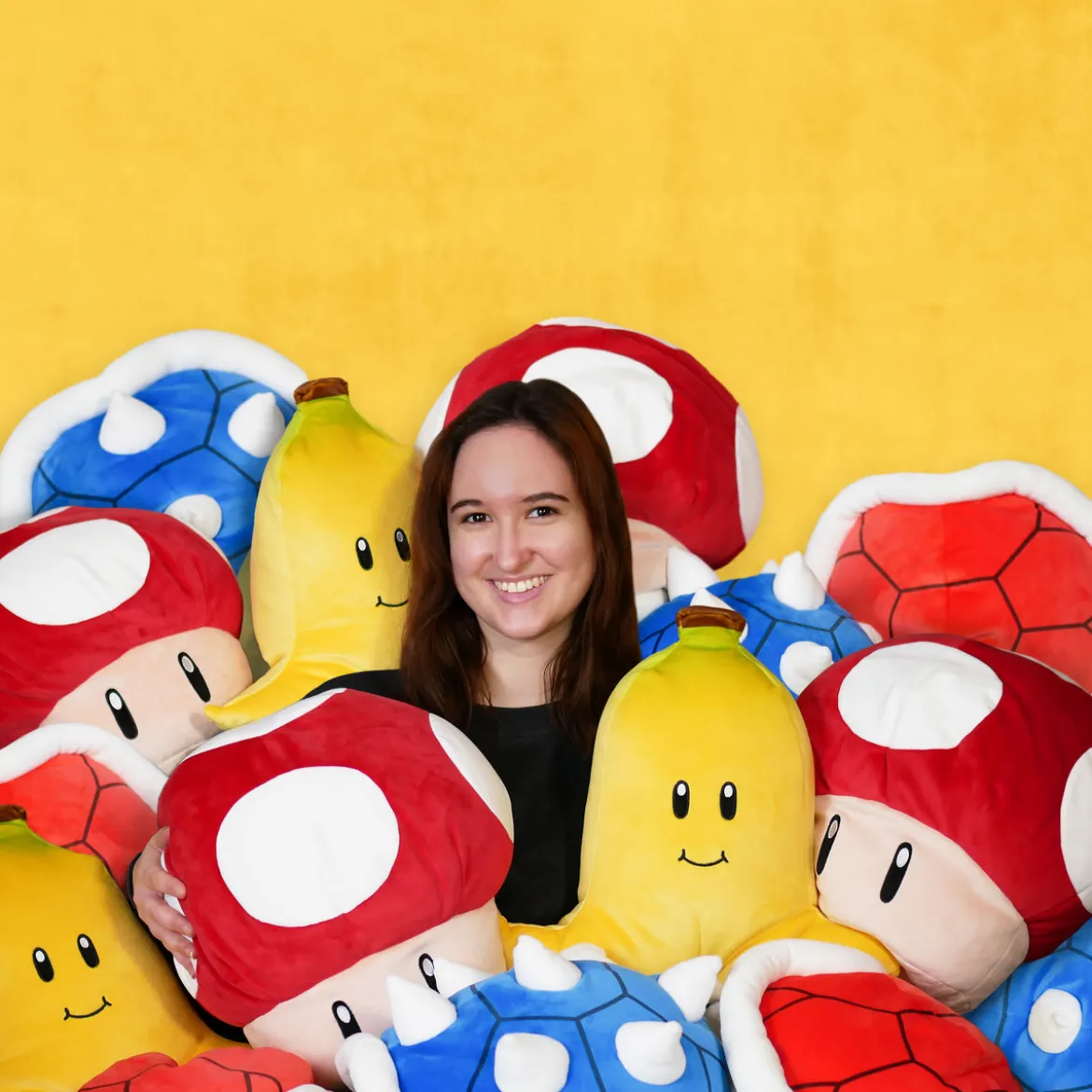 Super Mario - Roter Panzer Plüsch Figur XL