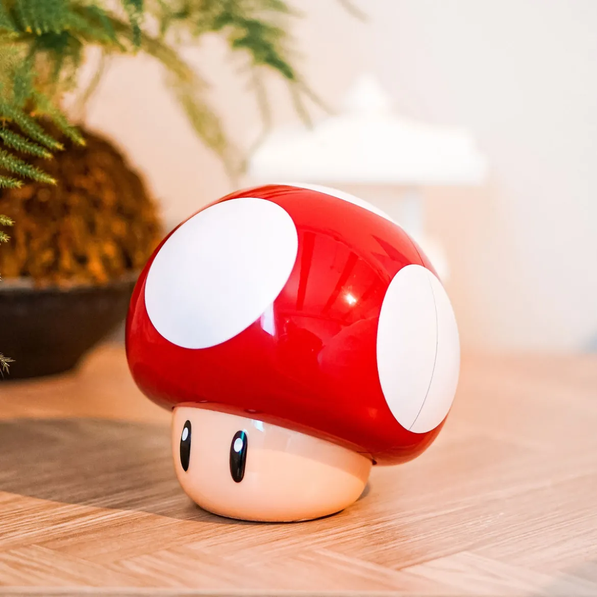 Super Mario - Super-Pilz Tischlampe mit Sound