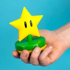 Super Mario - Super-Stern Icons 3D Tischlampe