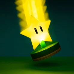 Super Mario - Super-Stern Icons 3D Tischlampe