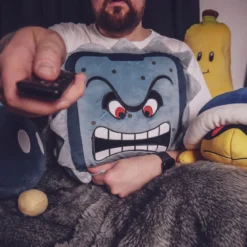 Super Mario - Thwomp Mocchi-Mocchi Plüsch Figur