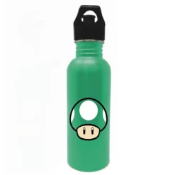 Super Mario - 1 UP Pilz Trinkflasche grün