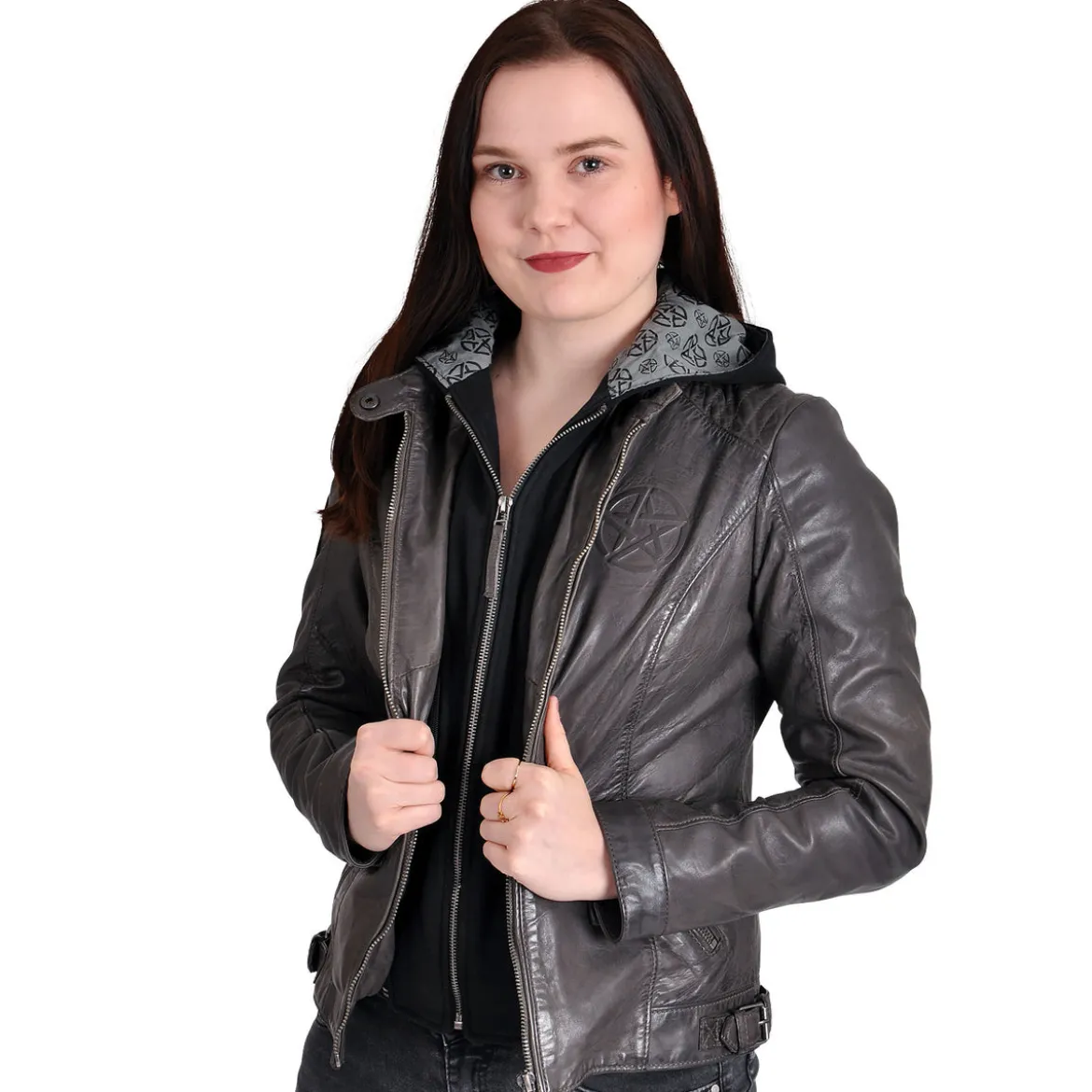 Supernatural - Anti Possession Symbol Lederjacke Damen