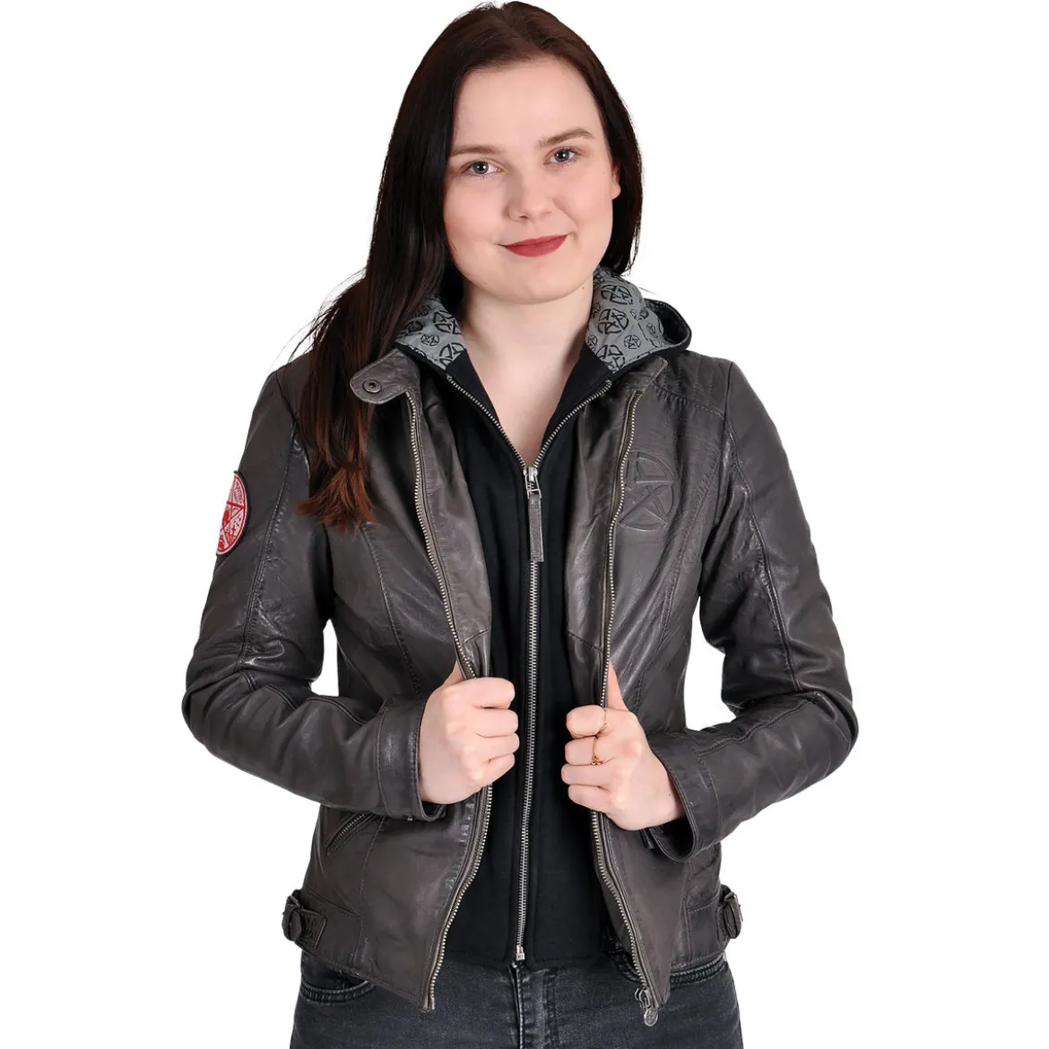 Supernatural - Anti Possession Symbol Lederjacke Damen