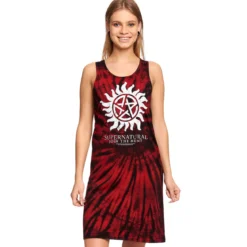 Supernatural - Anti Possession Symbol Batik Minikleid
