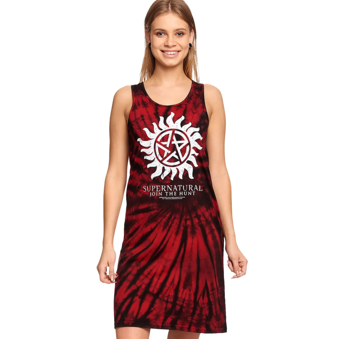 Supernatural - Anti Possession Symbol Batik Minikleid