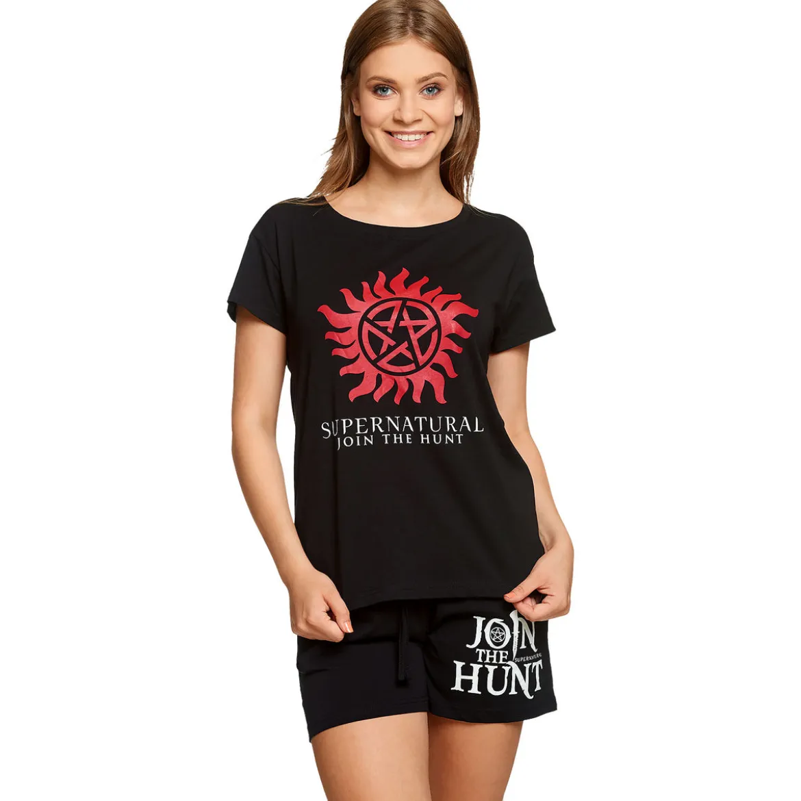 Supernatural - Anti Possession Symbol Pyjama kurz Damen
