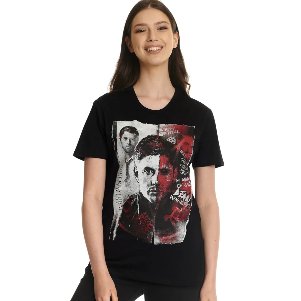 Supernatural - Dean Winchester T-Shirt schwarz