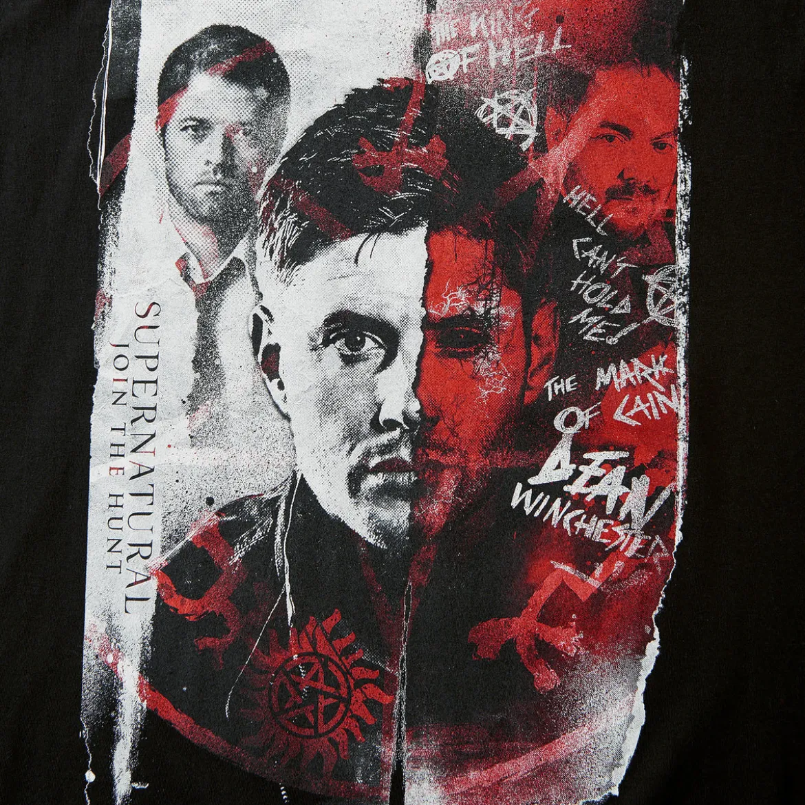 Supernatural - Dean Winchester T-Shirt schwarz