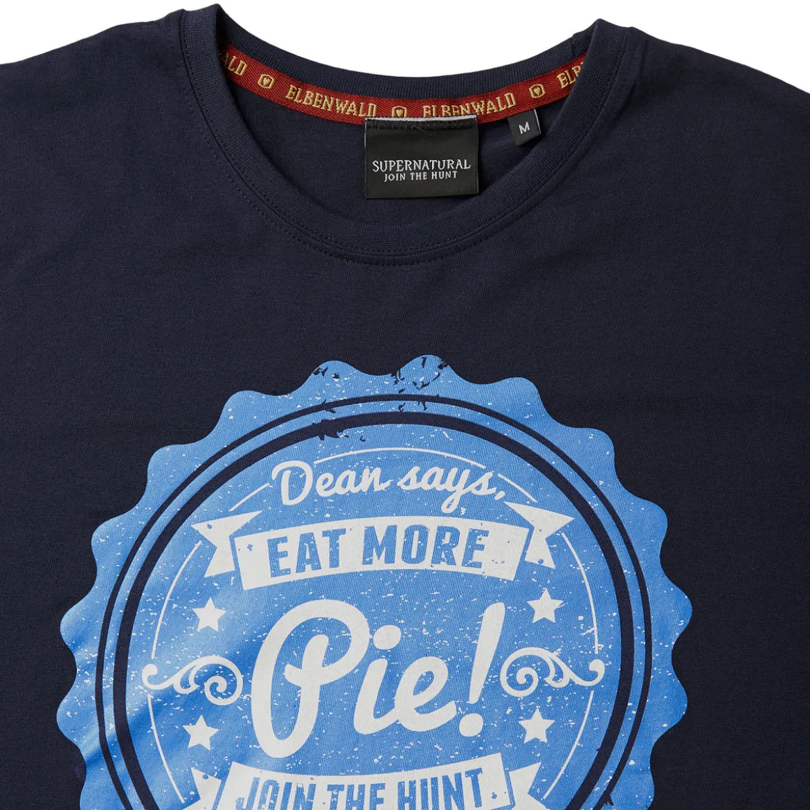 Supernatural - Eat More Pie T-Shirt blau