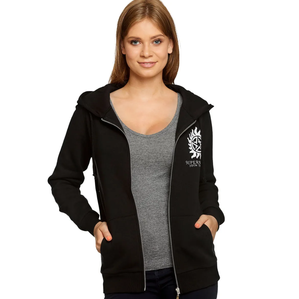Supernatural - Saving People Hunting Things Kapuzenjacke Damen