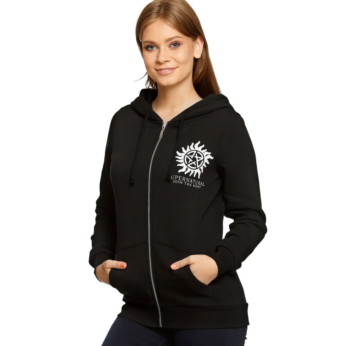 Supernatural - Saving People Hunting Things Kapuzenjacke Damen