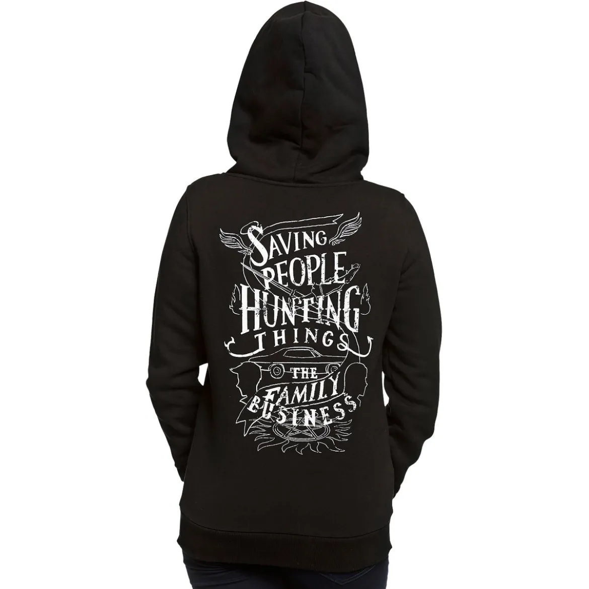Supernatural - Saving People Hunting Things Kapuzenjacke Damen